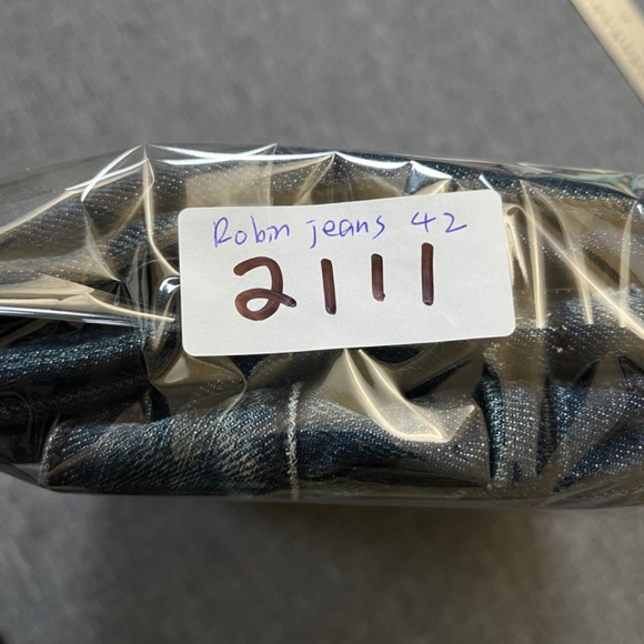 Robin's Jean Straight Leg Embroidered Wings USA Made Jeans - Men's Size 42*32 - Picture 15 of 15